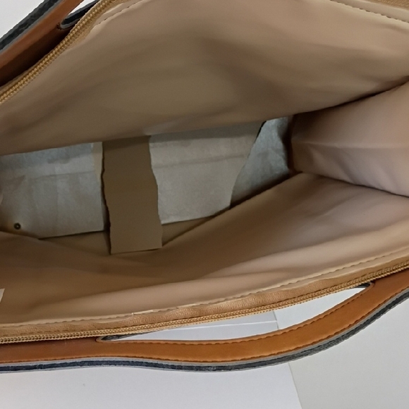 Vintage Tote Made in France Tote Bag Large Minimal Flaws - Picture 11 of 15